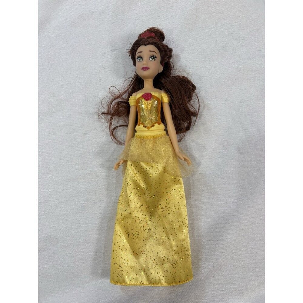 Disney Princess Royal Shimmer Belle Doll Tiara Skirt 11”